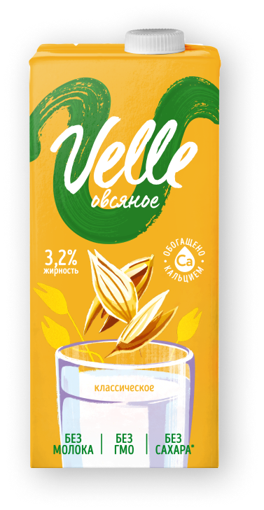 НАПИТОК ОВСЯНЫЙ VELLE BARISTA 1Л Т/П