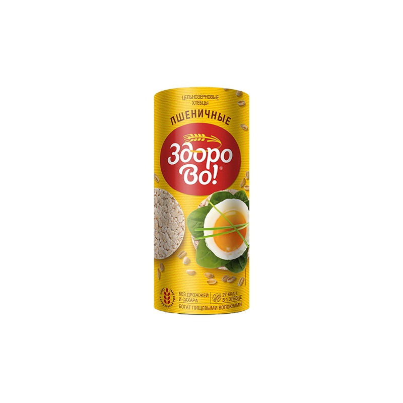 ХЛЕБЦЫ ЦЕЛЬНОЗЕРНОВЫЕ ЗДОРОВО! ПШЕНИЧНЫЕ ПОДСОЛЕННЫЕ 150Г