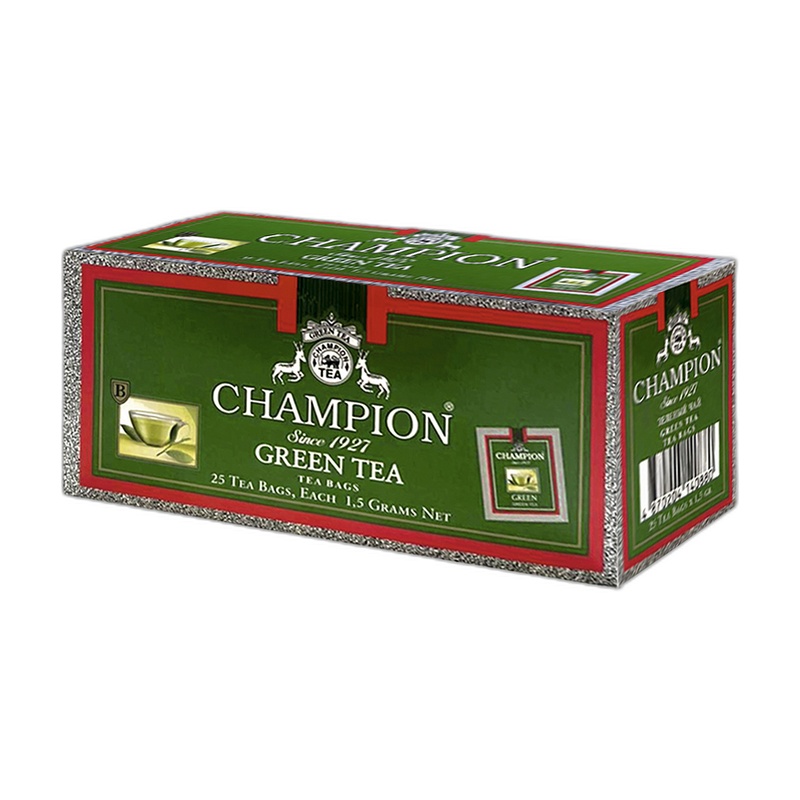ЧАЙ ЗЕЛЕНЫЙ CHAMPION 25 ПАКЕТИКОВ
