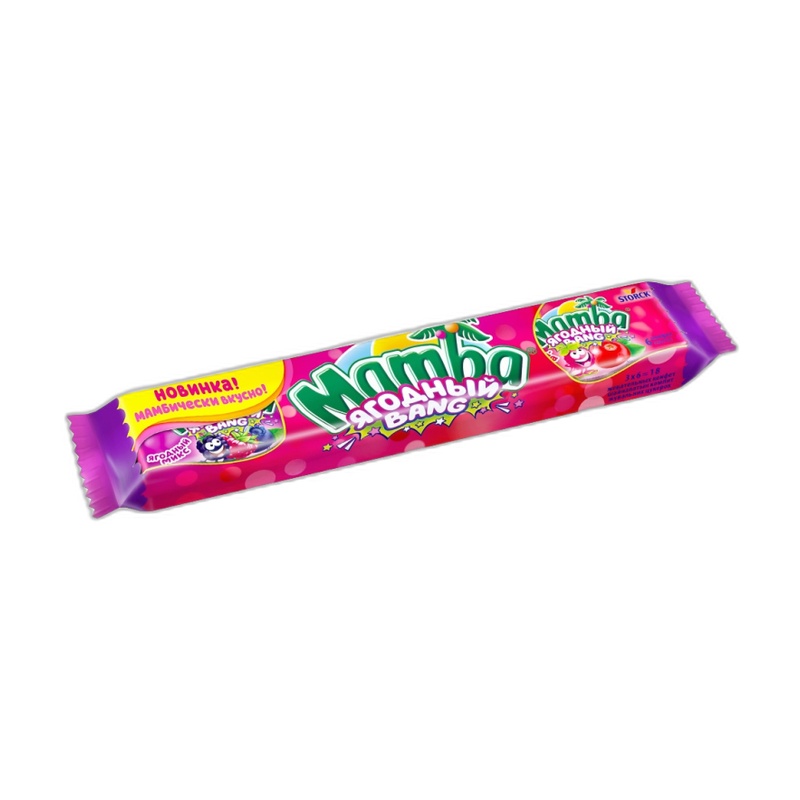 КОНФЕТЫ ЖЕВАТЕЛЬНЫЕ MAMBA ЯГОДНАЯ 79,5Г