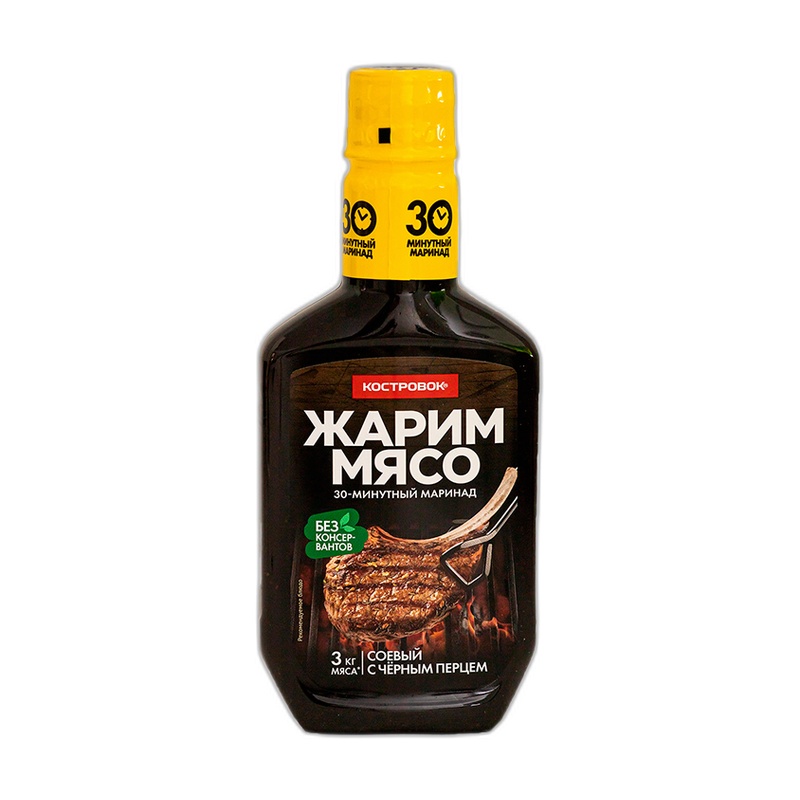 МАРИНАД КОСТРОВОК СОЕВЫЙ С ЧЕРНЫМ ПЕРЦЕМ 300Г