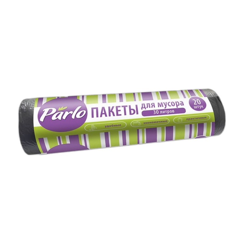 ПАКЕТЫ ДЛЯ МУСОРА PARLO 30Л 20ШТ