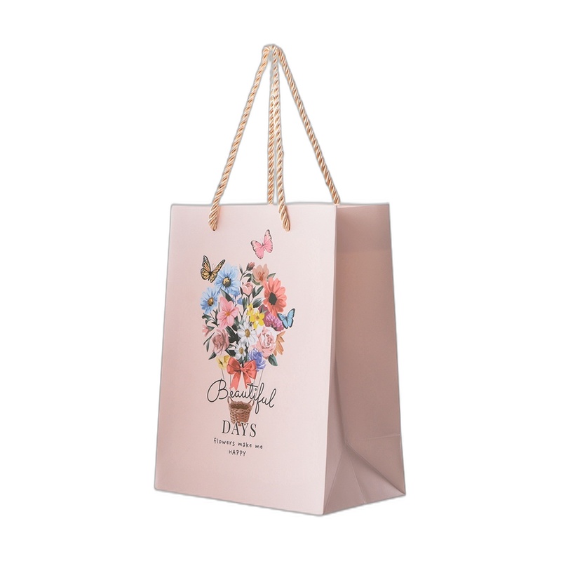 ПАКЕТ ПОДАРОЧНЫЙ 44*31*12СМ ЛИЛОВЫЙ FLORAL CARD 1ШТ 287L