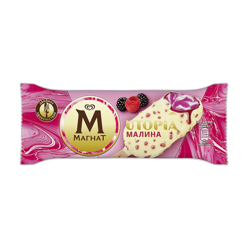 МОРОЖЕНОЕ МАГНАТ UTOPIA МАЛИНА ЭСКИМО 82Г