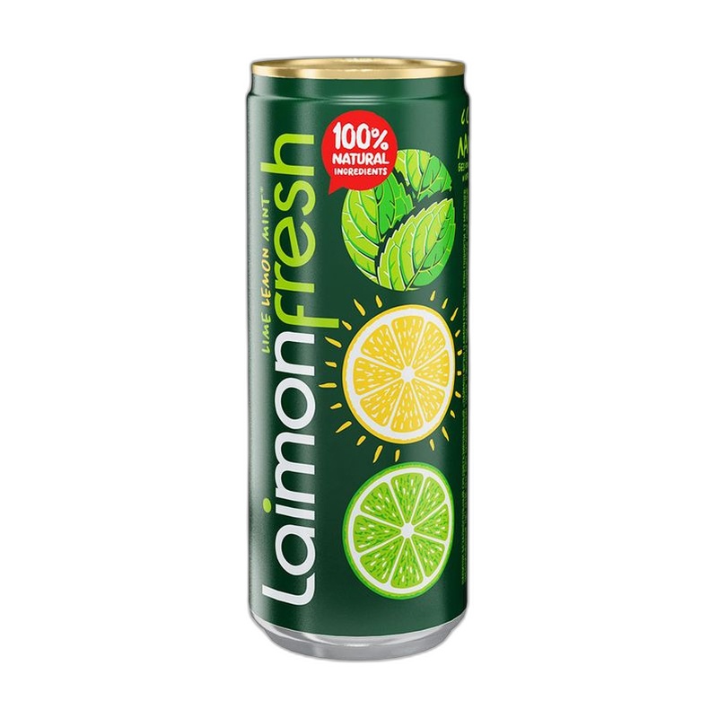 НАПИТОК ГАЗИРОВАННЫЙ LAIMON FRESH 0,33Л Ж/Б