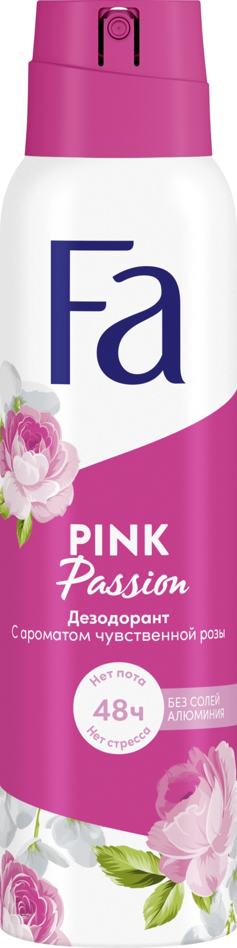 АНТИПЕРСПИРАНТ-СПРЕЙ FA WOMAN PINK PASSION РОЗА 150МЛ