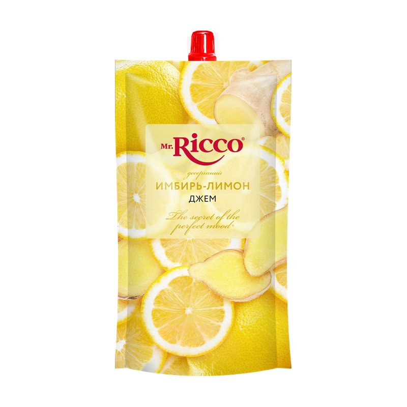 ДЖЕМ MR.RICCO ИМБИРЬ ЛИМОН 300Г Д/П