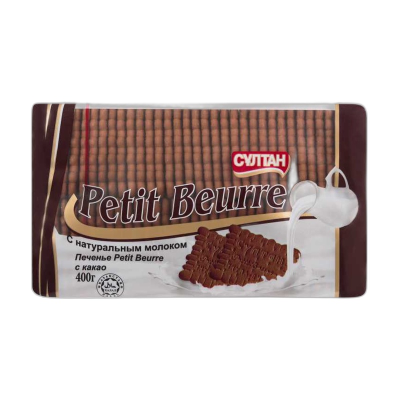 ПЕЧЕНЬЕ СУЛТАН PETIT BEURRE С КАКАО 400Г