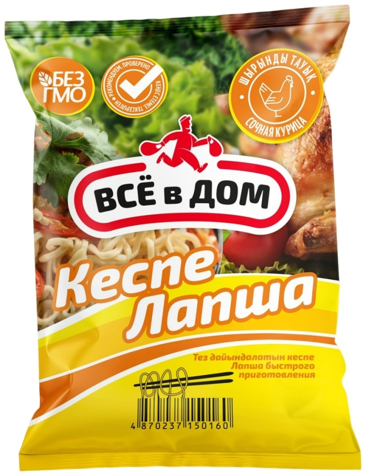 ЛАПША ВСЁ В ДОМ СОЧНАЯ КУРИЦА 60Г П/П
