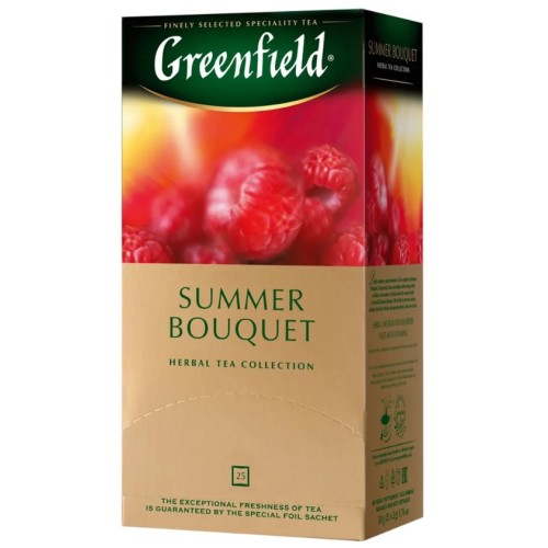 ЧАЙ ТРАВЯНОЙ GREENFIELD SUMMER BOUQUET 25 ПАКЕТИКОВ