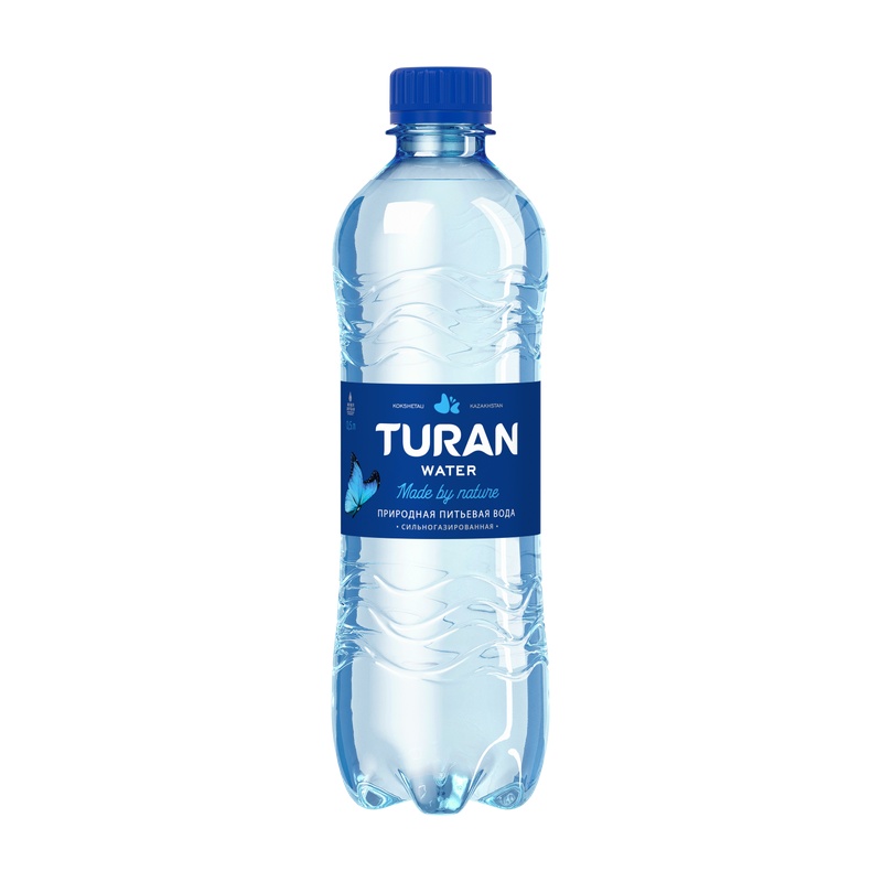 ВОДА ГАЗИРОВАННАЯ TURAN 0,5Л СТ/Б