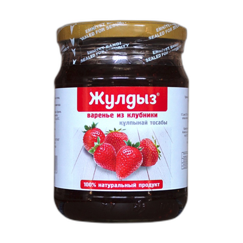 ВАРЕНЬЕ ЖУЛДЫЗ КЛУБНИКА 600Г СТ/Б