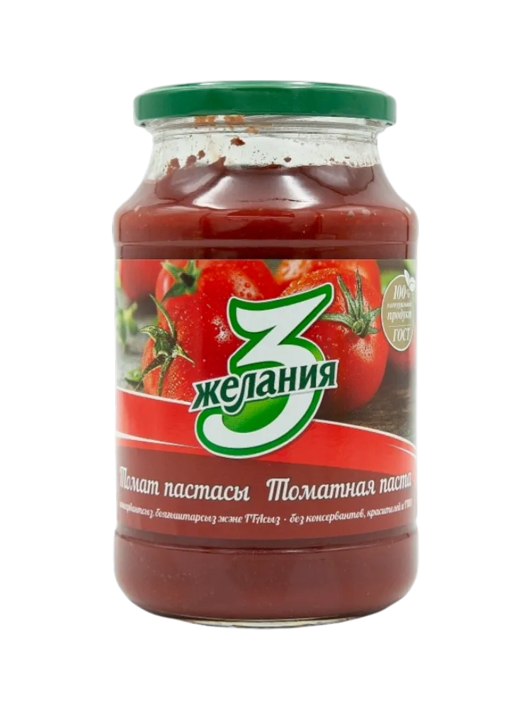 ТОМАТНАЯ ПАСТА 3 ЖЕЛАНИЯ 950Г СТ/Б