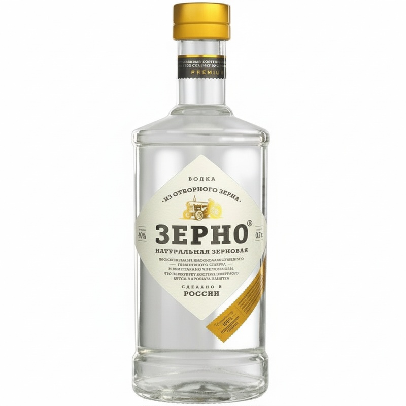 ВОДКА ЗЕРНО РЖАНАЯ 40% 0,7Л