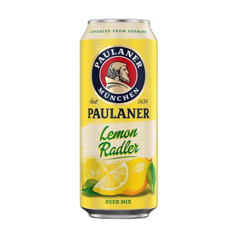 ПИВО PAULANER LEMON RADLER СВЕТЛОЕ 2,5% 0,5Л Ж/Б