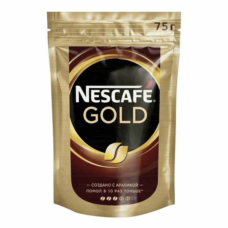 КОФЕ РАСТВОРИМЫЙ NESCAFE GOLD 75Г Д/П