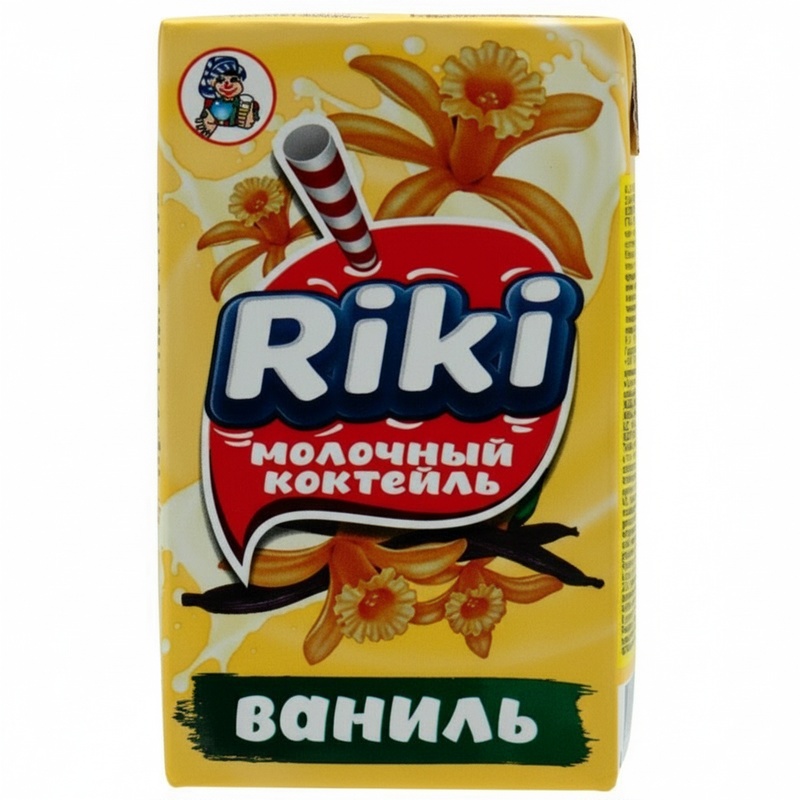КОКТЕЙЛЬ МОЛОЧНЫЙ RIKI ВАНИЛЬ 250Г Т/П