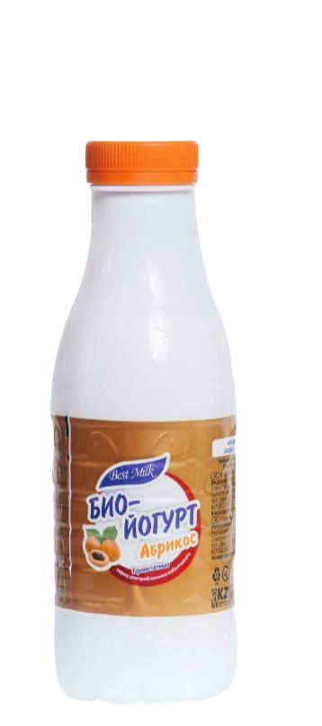 БИОЙОГУРТ ПИТЬЕВОЙ BEST MILK АБРИКОС 2,2% 430Г ПЭТ