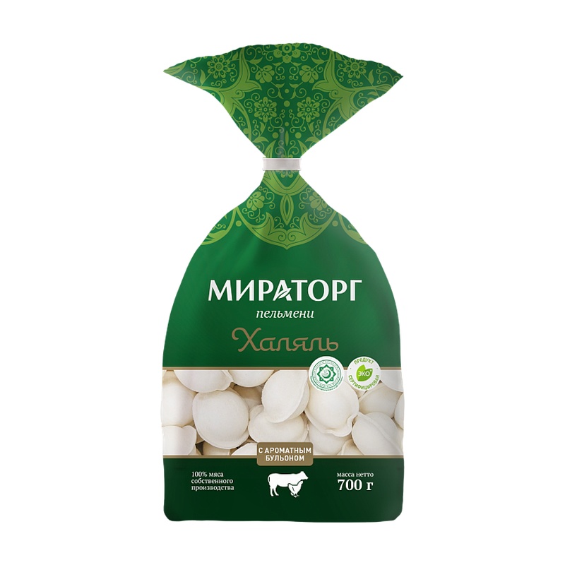 ПЕЛЬМЕНИ МИРАТОРГ ХАЛЯЛЬ 700Г