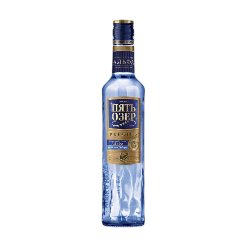 ВОДКА ПЯТЬ ОЗЕР 40% 0,7Л