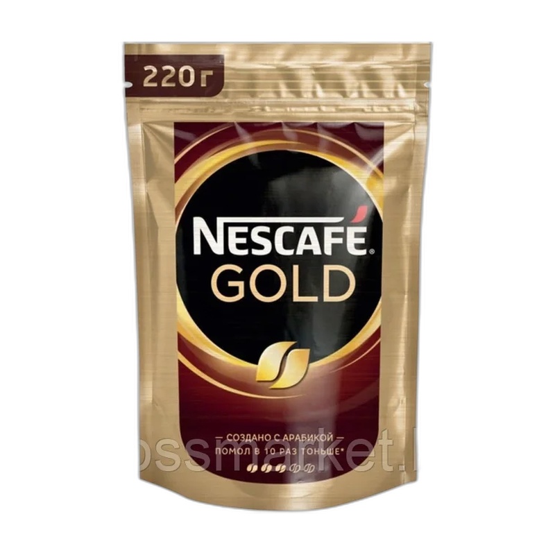 КОФЕ РАСТВОРИМЫЙ NESCAFE GOLD 220Г Д/П