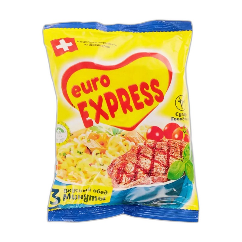 ЛАПША АЛЬКОНИ EURO EXPRESS ГОВЯДИНА 60Г