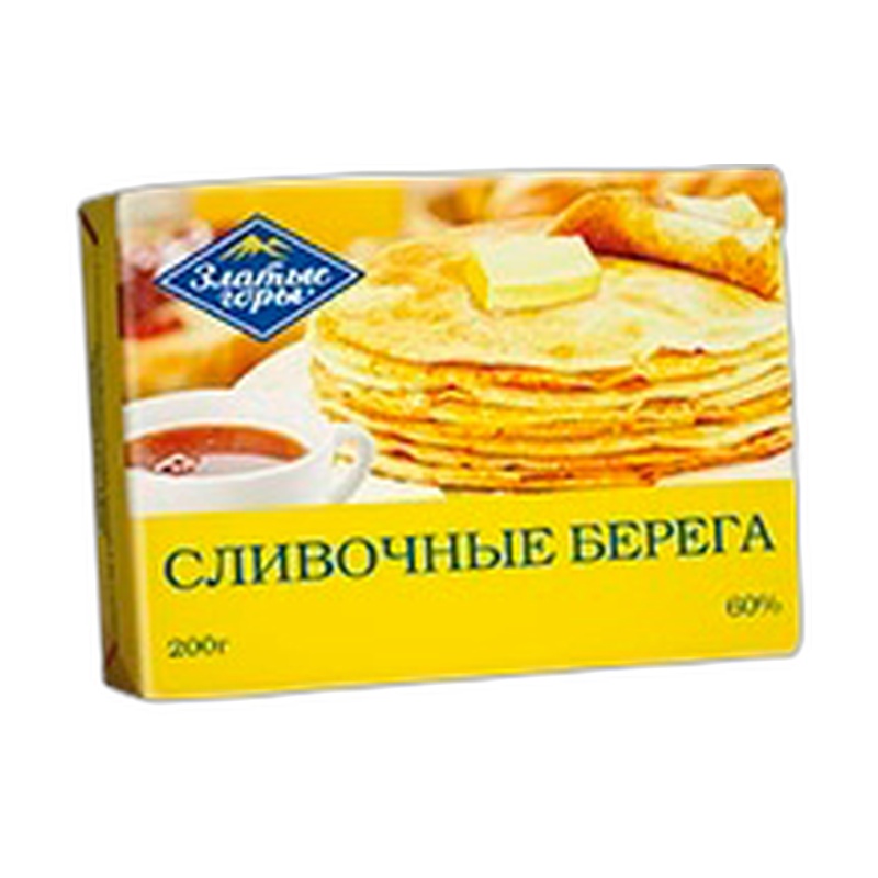 СПРЕД ЗЛАТЫЕ ГОРЫ СЛИВОЧНЫЕ БЕРЕГА 60,5% 450Г