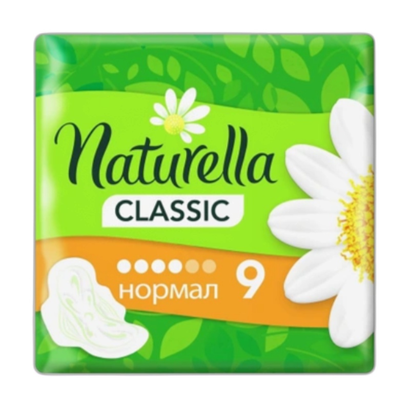 ПРОКЛАДКИ NATURELLA CAMOMILE CLASSIC NORMAL 9ШТ