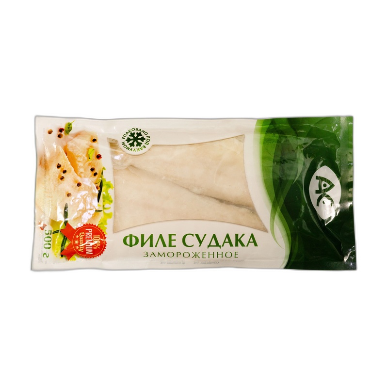 РЫБА ЗАМОРОЖЕННАЯ АС ФИЛЕ СУДАКА 500Г