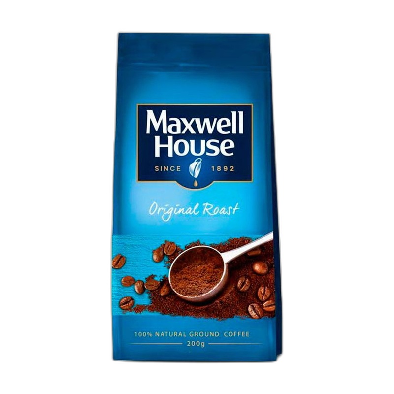 КОФЕ МОЛОТЫЙ MAXWELL HOUSE 200Г