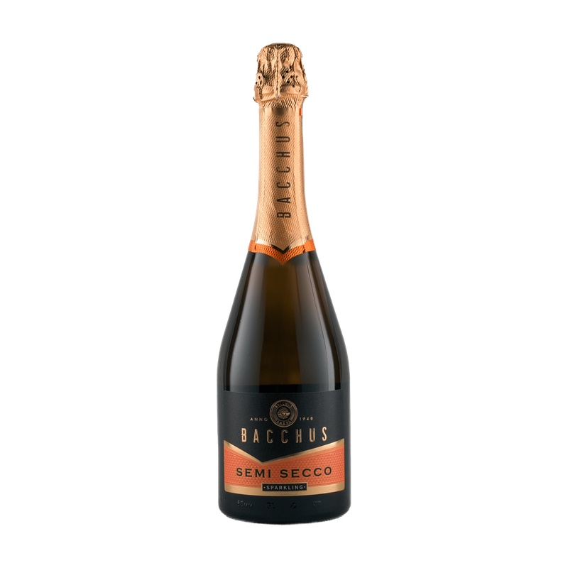 ВИНО ИГРИСТОЕ BACCHUS SEMI SECCO ПОЛУСУХОЕ 11% 0,75Л КАЗАХСТАН