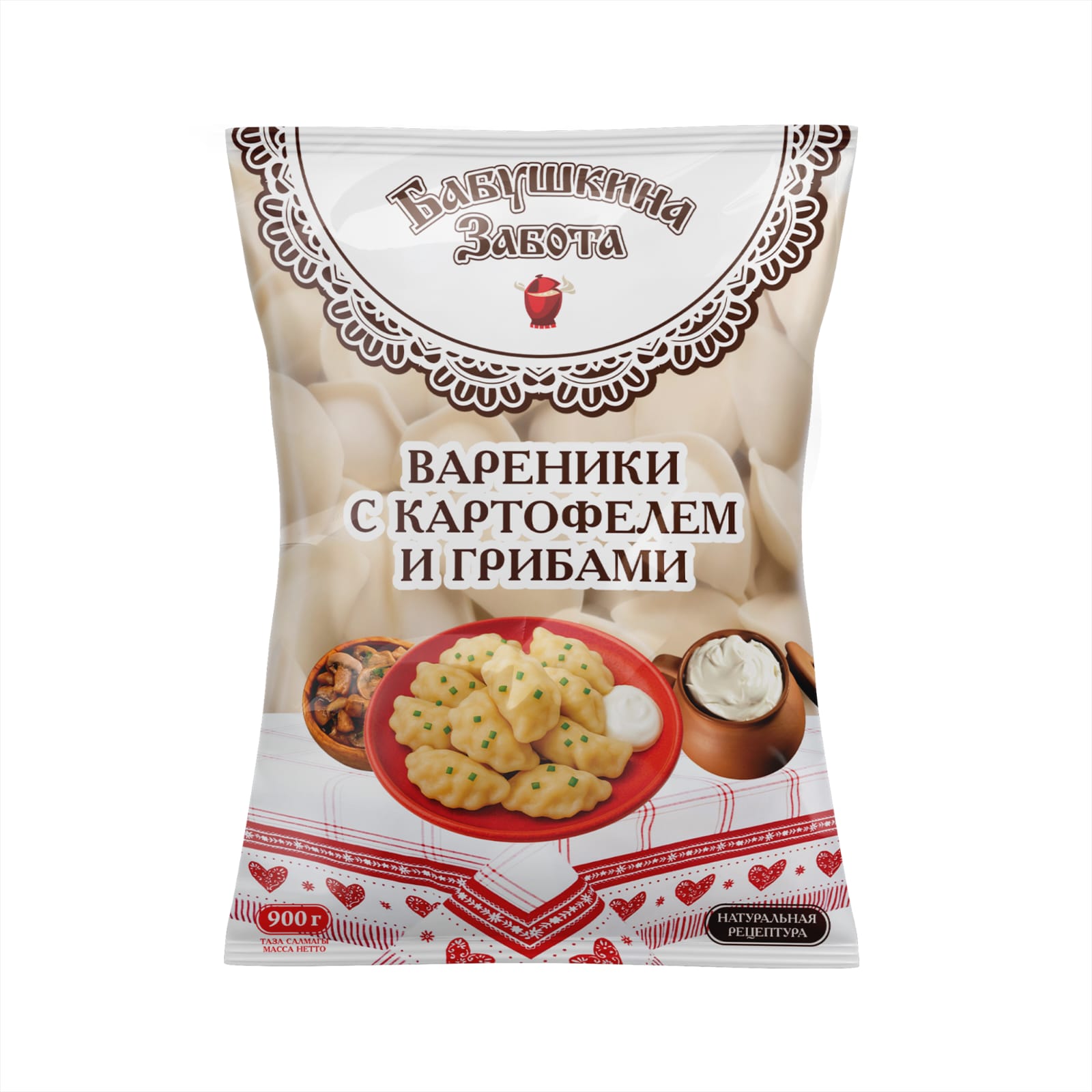 ВАРЕНИКИ БАБУШКИНА ЗАБОТА КАРТОФЕЛЬ ГРИБЫ 5 КГ