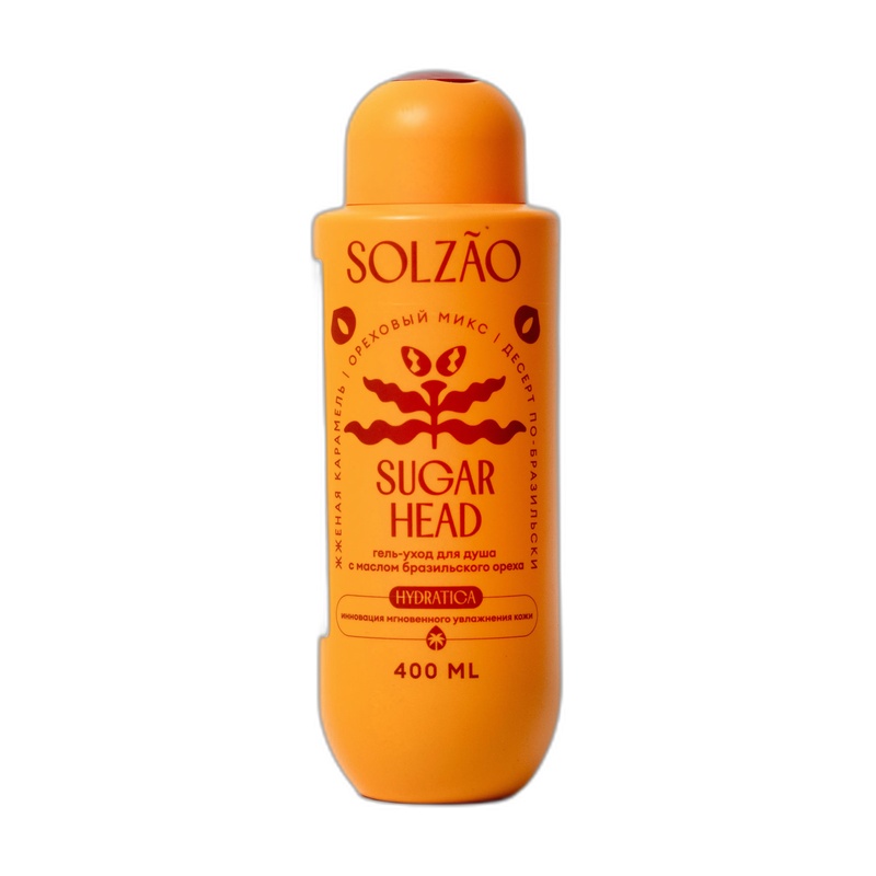 ГЕЛЬ ДЛЯ ДУША SOLZAO SUGAR HEAD МАСЛО БРАЗИЛЬСКОГО ОРЕХА 400МЛ
