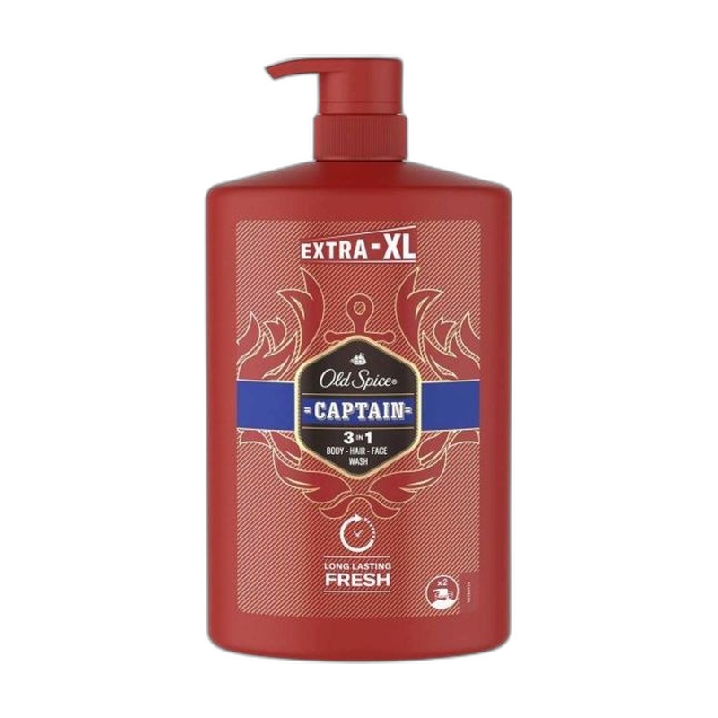 ГЕЛЬ ДЛЯ ДУША+ШАМПУНЬ OLD SPICE 2В1 CAPTAIN 1000МЛ