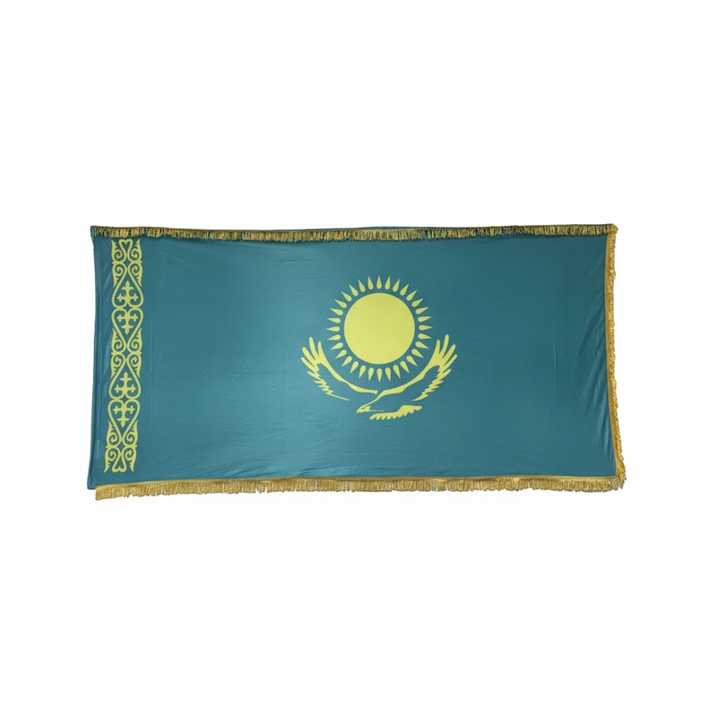 ФЛАГ КАЗАХСТАНА 100Х200СМ