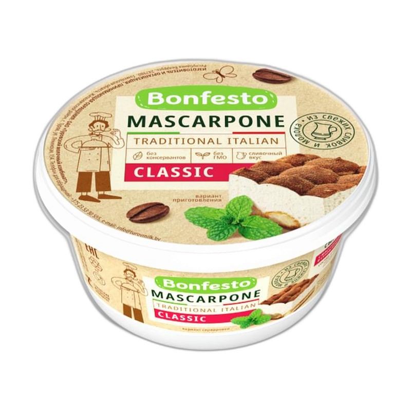 СЫР BONFESTO МАСКАРПОНЕ 78% 250Г П/Б