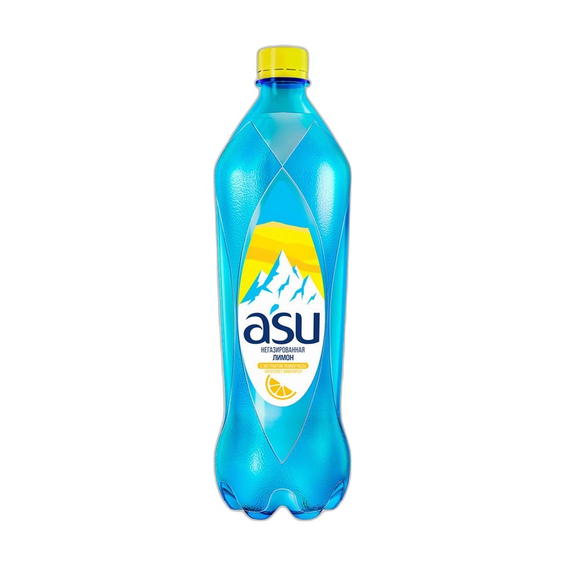 ВОДА НЕГАЗИРОВАННАЯ ASU ЛИМОН 1Л ПЭТ