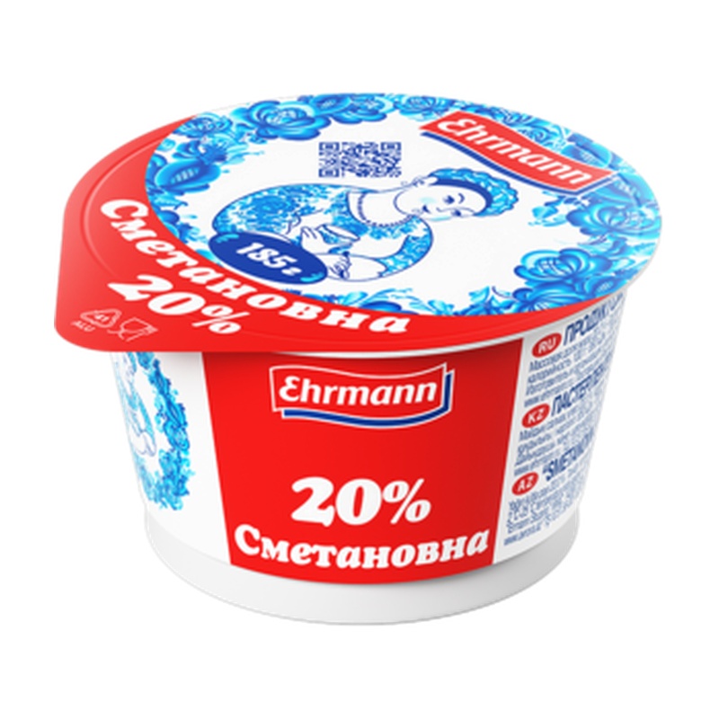 СМЕТАНА СМЕТАНОВНА 20% 185Г