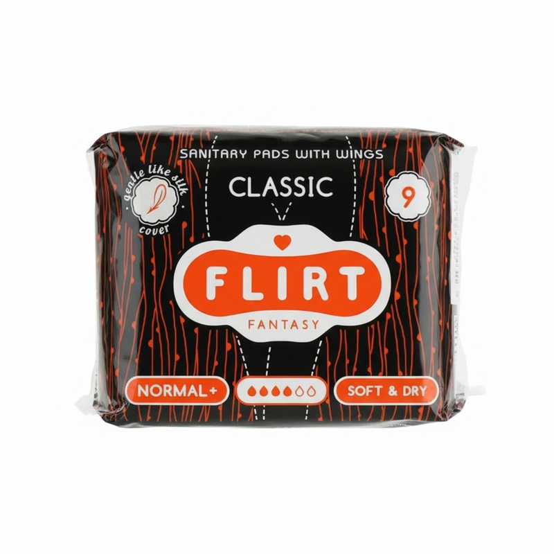 ПРОКЛАДКИ FLIRT FANTASY CLASSIC SOFT&DRY '4 9ШТ