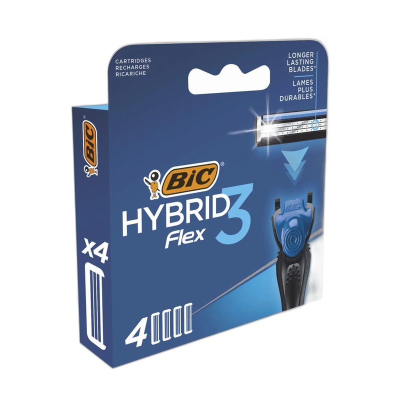 КАРТРИДЖИ ДЛЯ БРИТЬЯ BIC FLEX 3 HYBRID 4ШТ