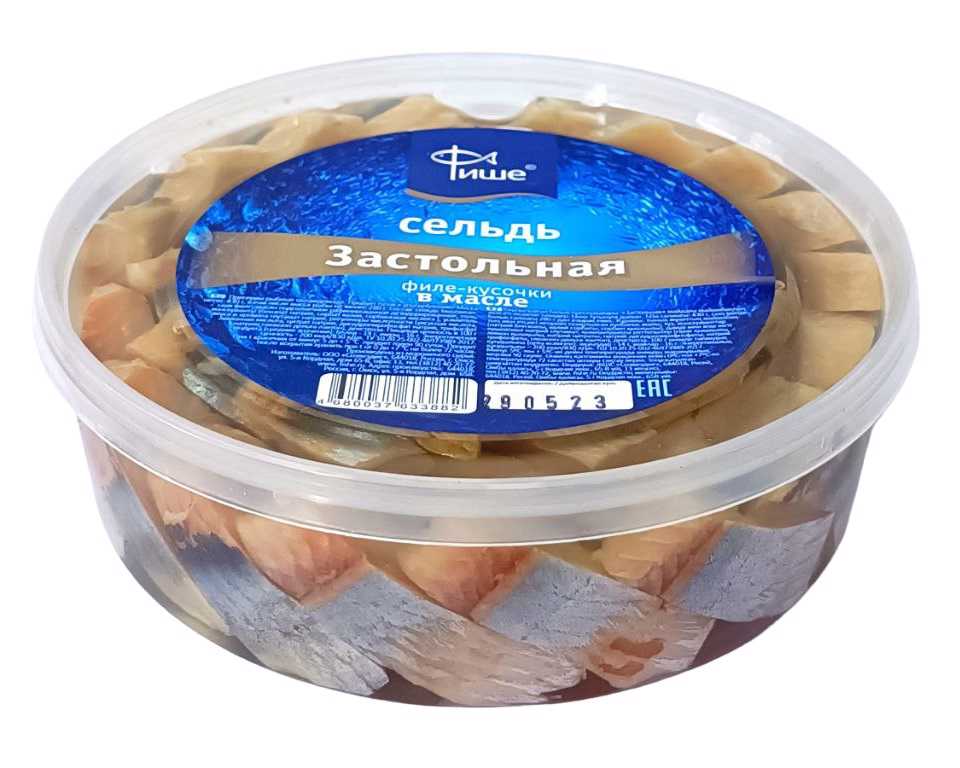 ПРЕСЕРВА ФИШЕ ЗАСТОЛЬНАЯ В МАСЛЕ 430Г П/Б