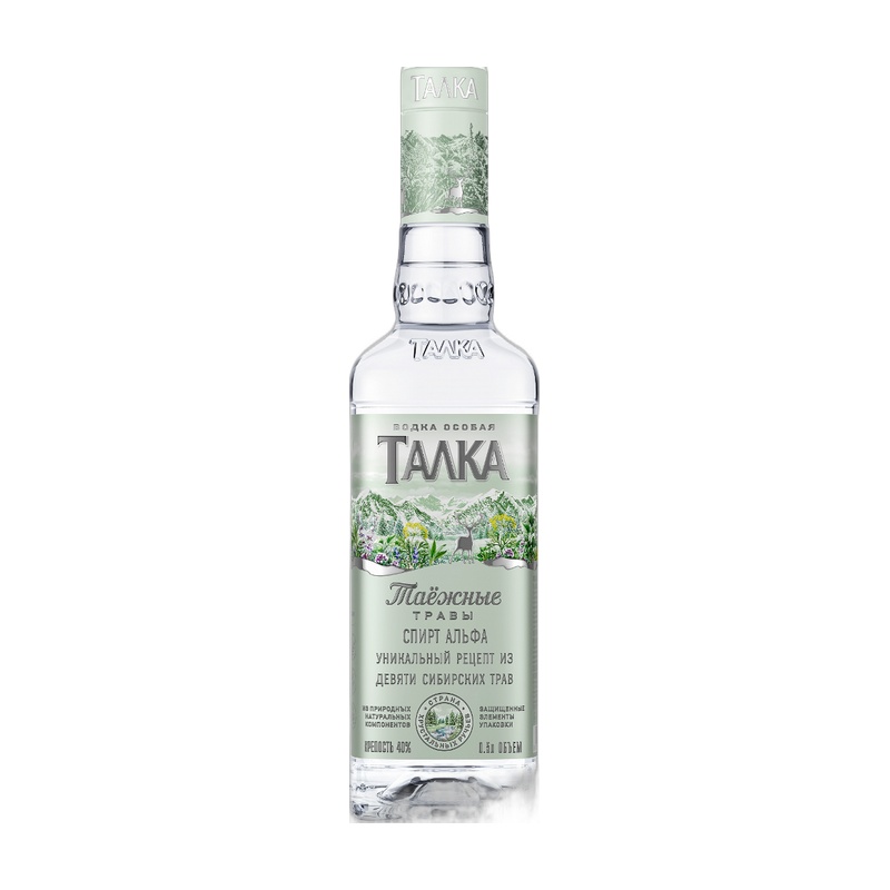 ВОДКА ТАЛКА ТАЕЖНЫЕ ТРАВЫ ОСОБАЯ 0,5Л