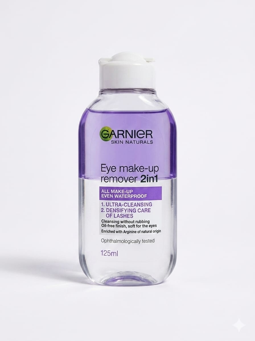 СРЕДСТВО ДЛЯ СНЯТИЯ МАКИЯЖА ГЛАЗ GARNIER 2В1 125МЛ