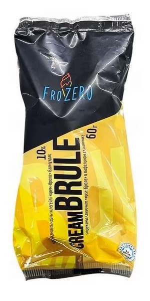 МОРОЖЕНОЕ FROZERO КРЕМ БРЮЛЕ В СТАКАНЧИКЕ 60Г