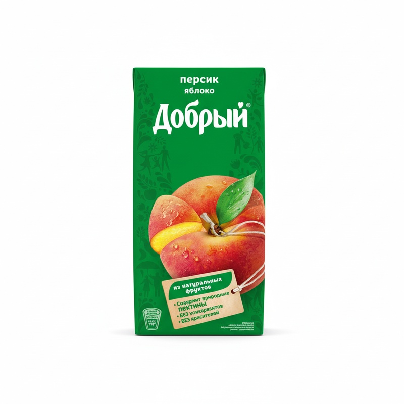 НЕКТАР ДОБРЫЙ ПЕРСИК ЯБЛОКО 2Л Т/П