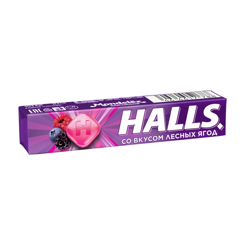 ЛЕДЕНЦЫ HALLS ЛЕСНЫЕ ЯГОДЫ 25,2Г