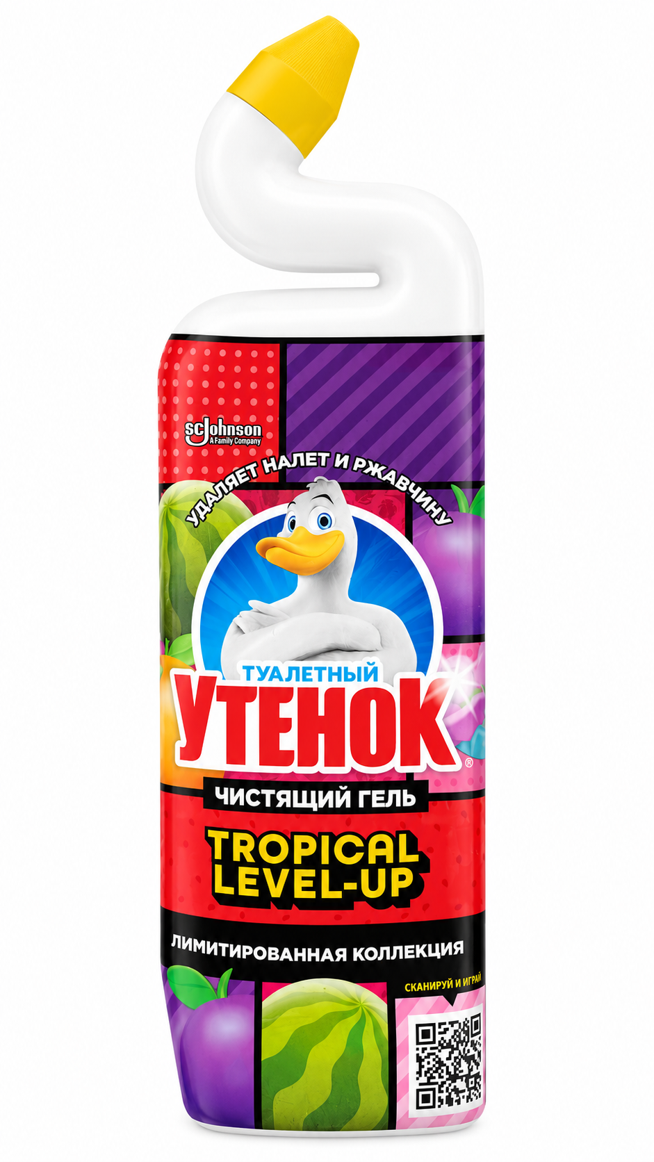 СРЕДСТВО ЧИСТЯЩЕЕ ТУАЛЕТНЫЙ УТЕНОК ФРУКТОВЫЙ 800МЛ