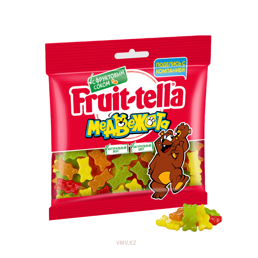 МАРМЕЛАД ЖЕВАТЕЛЬНЫЙ FRUITTELLA МЕДВЕЖАТА 150Г