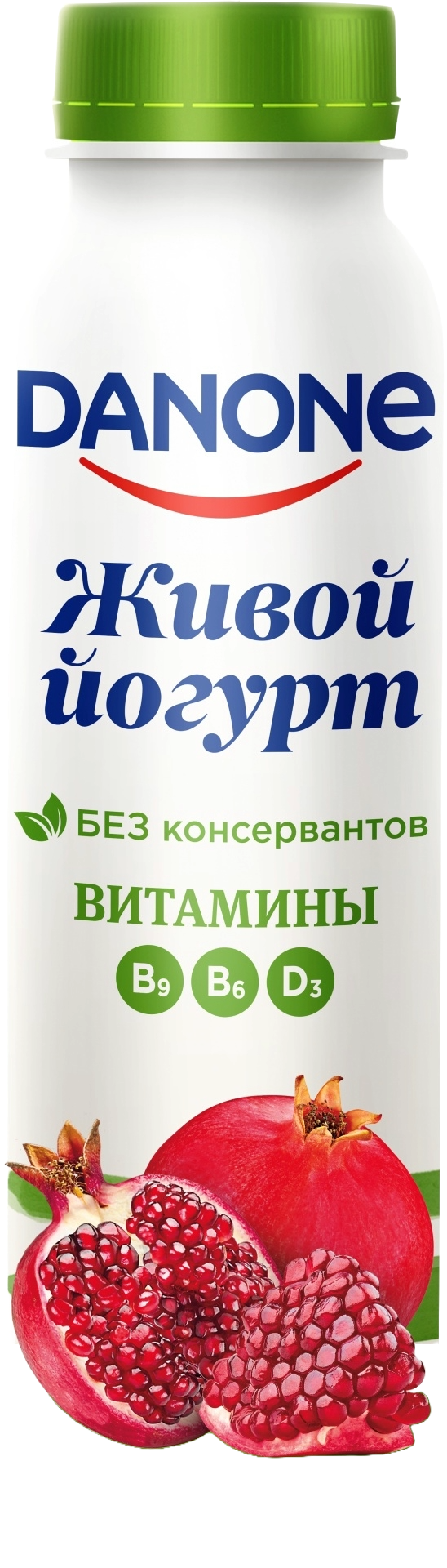 ЙОГУРТ ПИТЬЕВОЙ DANONE ГРАНАТ 270Г П/Б