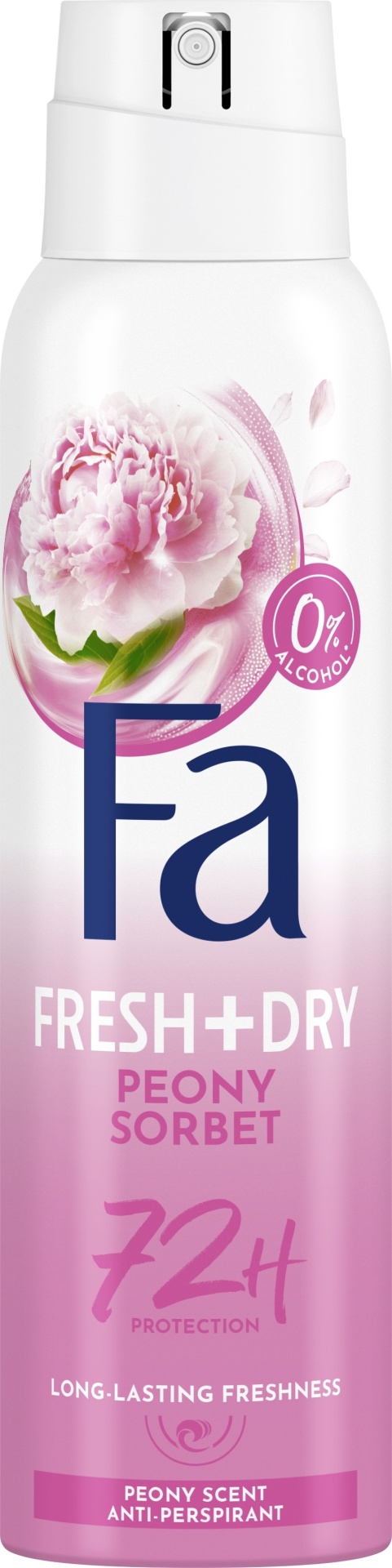 АНТИПЕРСПИРАНТ-СПРЕЙ FA WOMAN FRESH&DRY ПИОН СОРБЕНТ 150МЛ